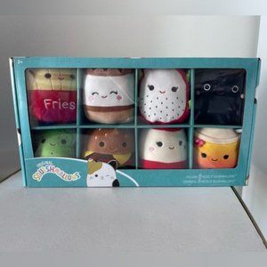 Squishmallow Plush toy box set 8 Pack Food 5 inch avocado burger